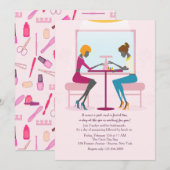 Nail Salon uitnodiging (Voorkant / Achterkant)