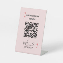 Nail Salon Venmo QR Code Betaling | Scannen naar b