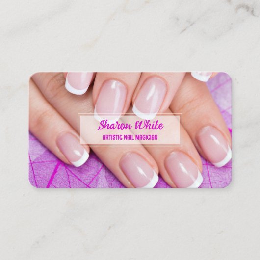 Nail Salon Visitekaartje (Voorkant)