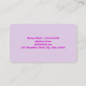 Nail Salon Visitekaartje (Achterkant)