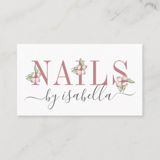 Nail Salon Visitekaartje (Voorkant)