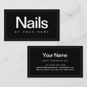 Nail Salon Visitekaartje (Voorkant / Achterkant)