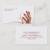 Nail salon visitekaartje (Voorkant / Achterkant)