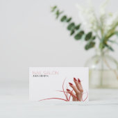 Nail salon visitekaartje (Staand voorkant)