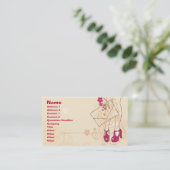 Nail Salon Visitekaartje (Staand voorkant)