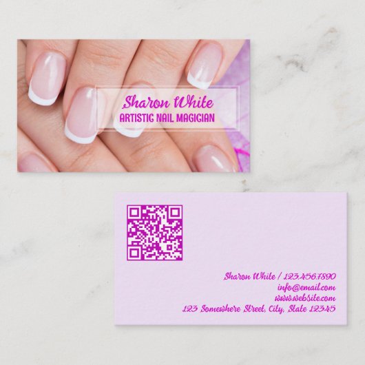 Nail Salon Visitekaartje (Voorkant / Achterkant)