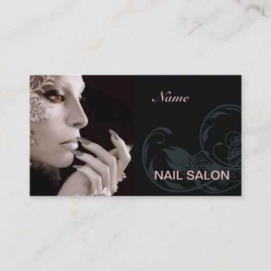 Nail Salon Visitekaartje (Voorkant)