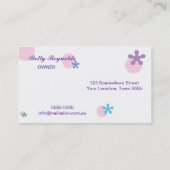 Nail Salon Visitekaartje (Achterkant)