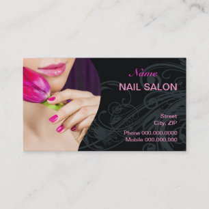 Nail Salon Visitekaartje Afsprakenkaartje