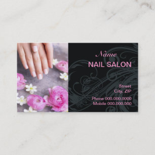 Nail Salon Visitekaartje Afsprakenkaartje