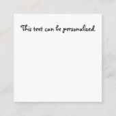 Nail Salon Visitekaartje Informatiekaartje (Achterkant)