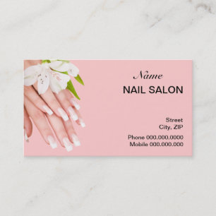 Nail Salon-Visitekaartje - kies uw kleur Afsprakenkaartje