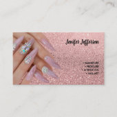 Nail Salon Visitekaartje Klantenkaartje (Voorkant)