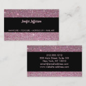 Nail Salon Visitekaartje Klantenkaartje (Voorkant / Achterkant)