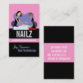 Nail Salon Visitekaartjes (Voorkant / Achterkant)