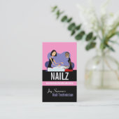 Nail Salon Visitekaartjes (Staand voorkant)