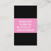 Nail Salon Visitekaartjes (Achterkant)