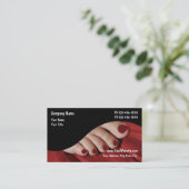 Nail Salon Visitekaartjes (Staand voorkant)