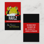 Nail Salon Visitekaartjes (Voorkant / Achterkant)
