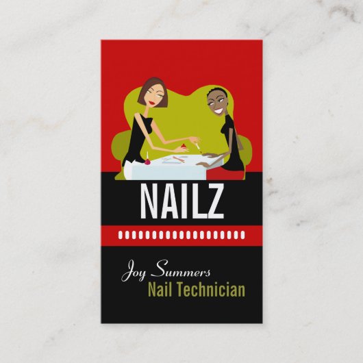 Nail Salon Visitekaartjes (Voorkant)