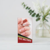 Nail Solutions - Manicure Pedicure Spa-technicus Visitekaartje (Staand voorkant)