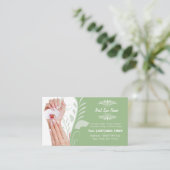 Nail Spa business cards Visitekaartje (Staand voorkant)
