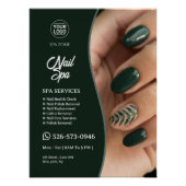 Nail Spa Custom Glossy Poster (Voorkant)