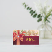 Nail Spa, Massage Spa-cadeaukaart Visitekaartje (Staand voorkant)