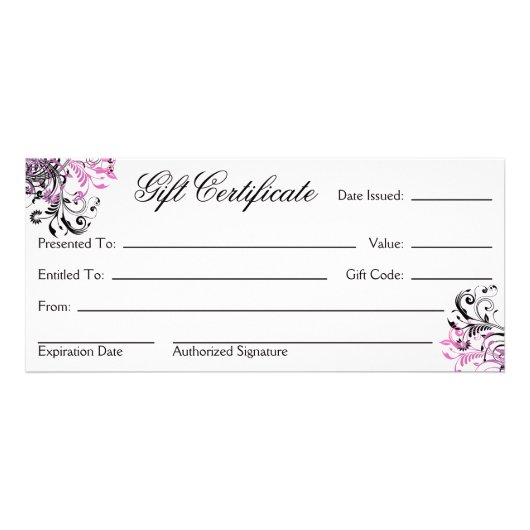 Nail Studio- en Salon-cadeaubon Reclamekaart (Achterkant)