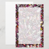 Nail Studio Pattern Briefpapier (Voorkant / Achterkant)