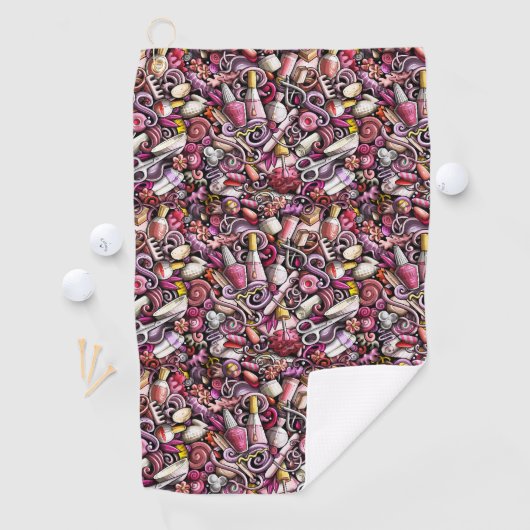 Nail Studio Pattern Golfhanddoek (Insitu)