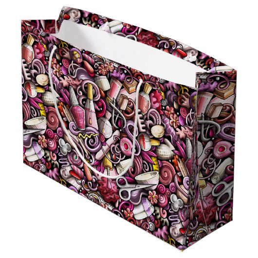 Nail Studio Pattern Groot Cadeauzakje (Achterkant Gekanteld)