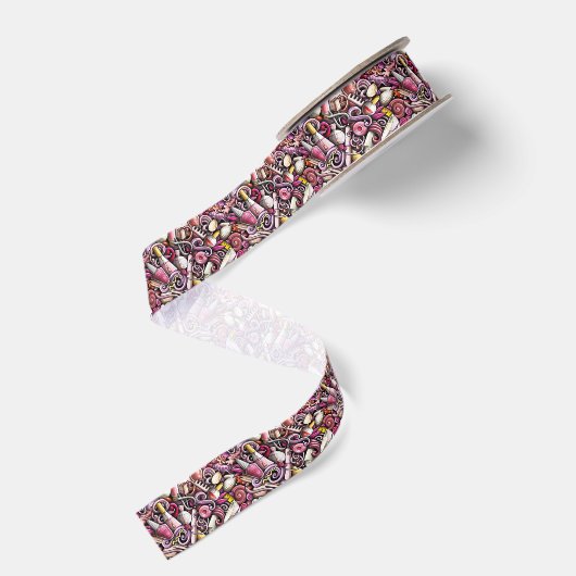 Nail Studio Pattern Grosgrain Lint (Achterkant)