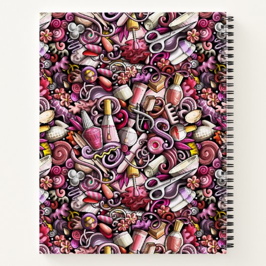 Nail Studio Pattern Notitieboek (Achterkant)