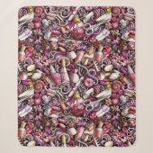 Nail Studio Pattern Sherpa Deken (Voorkant)
