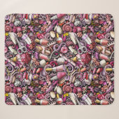 Nail Studio Pattern Sherpa Deken (Voorkant (horizontaal))
