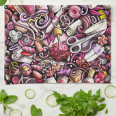 Nail Studio Pattern Theedoek (Gevouwen)