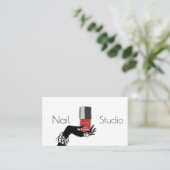 Nail Studio Visitekaartje (Staand voorkant)