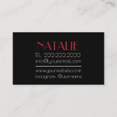 Nail Studio Visitekaartje (Achterkant)