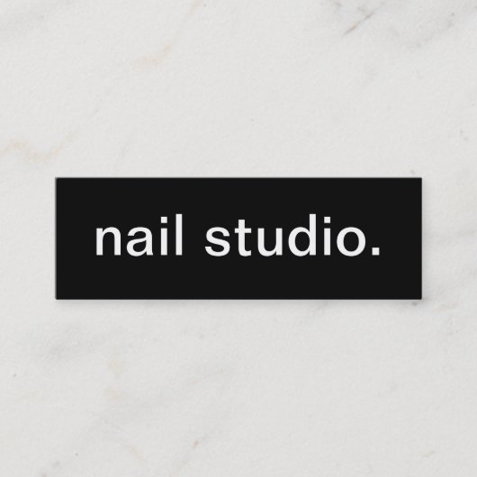 Nail Studio-Visitekaartje Mini Visitekaartje (Voorkant)