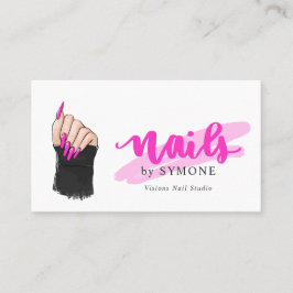 Nail Tech Artist | Nails Designer  Salon Visitekaartje