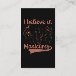 Nail Tech Cosmetics Nail Technicus Manicurist Visitekaartje