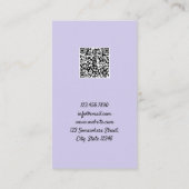 Nail Tech Custom QR Visitekaartje (Achterkant)