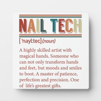 Nail Tech Definition Retro Nail Tech Fotoplaat