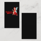 Nail Tech Fairy Cosmetics Nail Technicia Manicuri Visitekaartje (Voorkant / Achterkant)