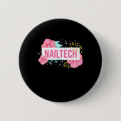 Nail Tech Flower Ronde Button 5,7 Cm (Voorkant)