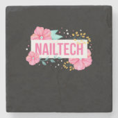 Nail Tech Flower Stenen Onderzetter (Voorkant)