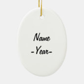 Nail tech gift - Nail poolse schilderij Keramisch Ornament (Achterkant)