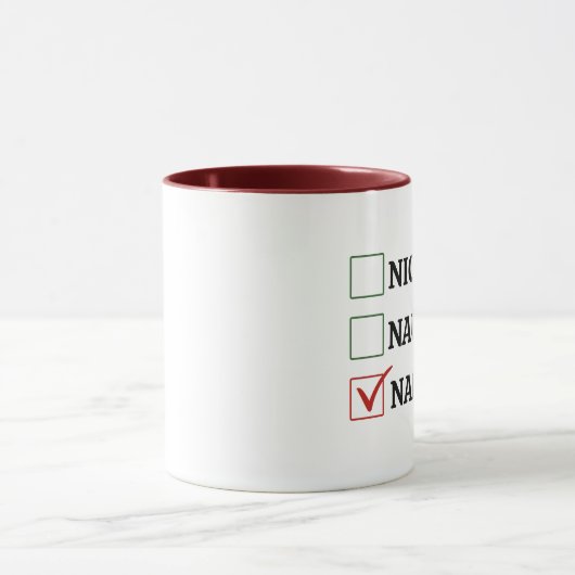 Nail Tech Kerstcadeau Mok (Midden)