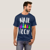 Nail-tech leuke nagellak-technicus, geschenk t-shirt (Voorkant volledig)